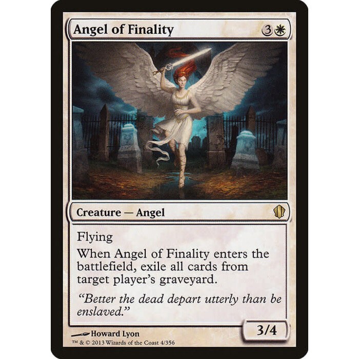 Magic: The Gathering Angel of Finality (004) Moderately Played