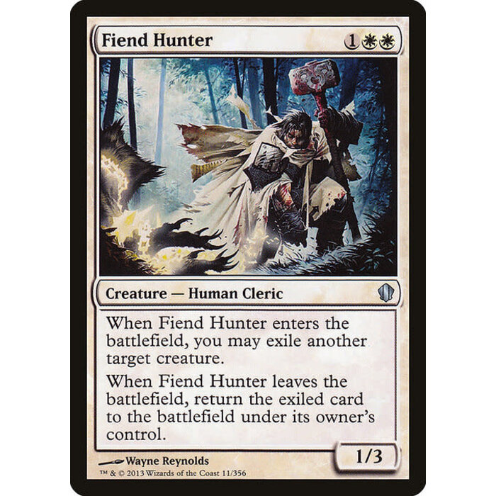 Magic: The Gathering Fiend Hunter (011) Lightly Played
