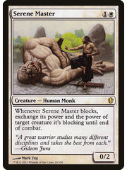 Magic: The Gathering Serene Master (020) Lightly Played