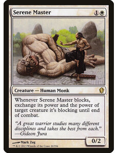 Magic: The Gathering Serene Master (020) Lightly Played