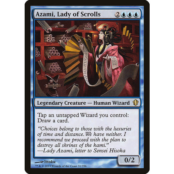 Magic: The Gathering Azami, Lady of Scrolls (031) Lightly Played