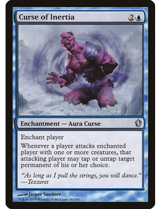 Magic: The Gathering Curse of Inertia (036) Moderately Played