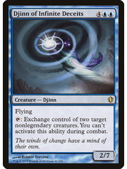 Magic: The Gathering Djinn of Infinite Deceits (041) Lightly Played