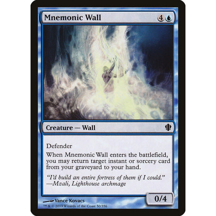 Magic: The Gathering Mnemonic Wall (050) Lightly Played