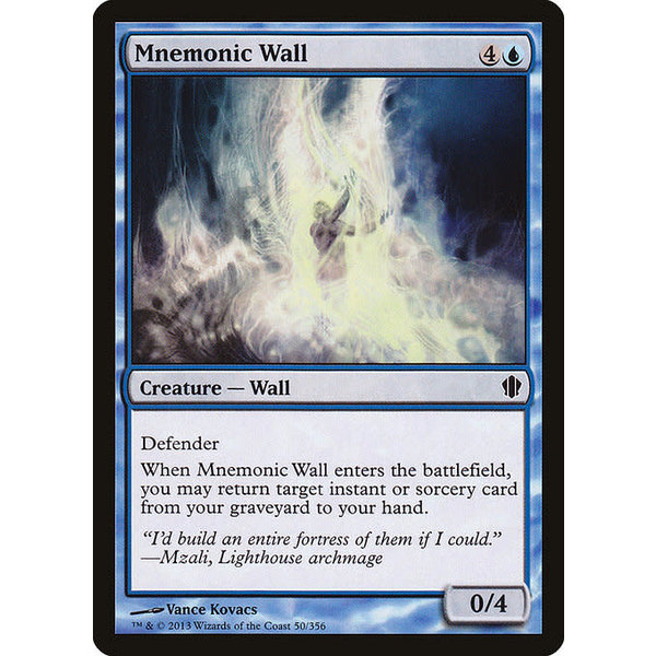 Magic: The Gathering Mnemonic Wall (050) Moderately Played