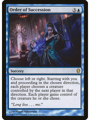 Magic: The Gathering Order of Succession (052) Lightly Played