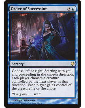 Magic: The Gathering Order of Succession (052) Lightly Played