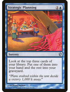 Magic: The Gathering Strategic Planning (059) Moderately Played