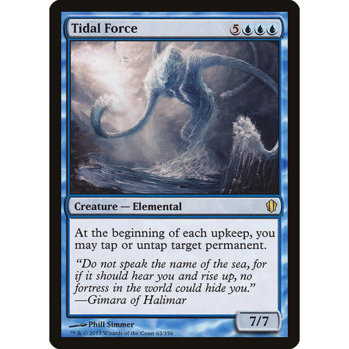 Magic: The Gathering Tidal Force (062) Moderately Played