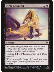 Magic: The Gathering Dirge of Dread (073) Lightly Played