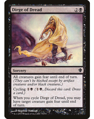Magic: The Gathering Dirge of Dread (073) Lightly Played