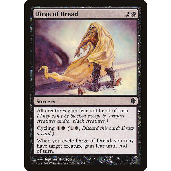 Magic: The Gathering Dirge of Dread (073) Lightly Played