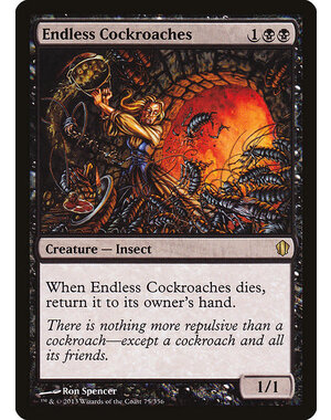 Magic: The Gathering Endless Cockroaches (075) Moderately Played