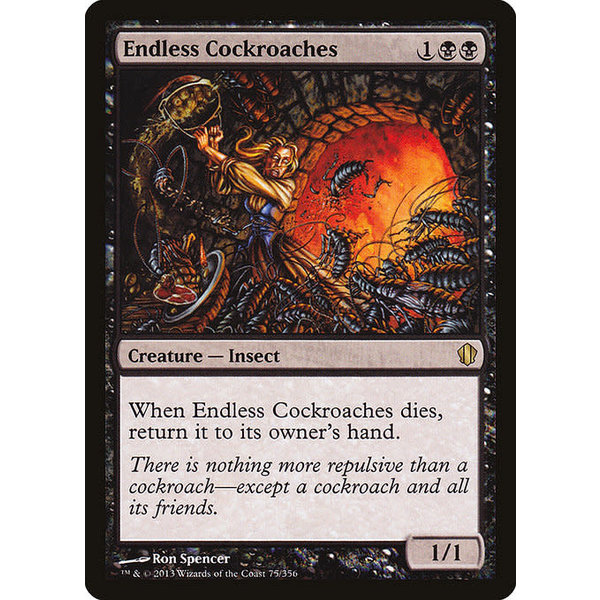 Magic: The Gathering Endless Cockroaches (075) Moderately Played