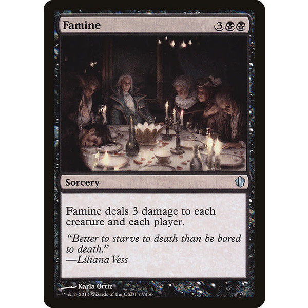 Magic: The Gathering Famine (077) Lightly Played