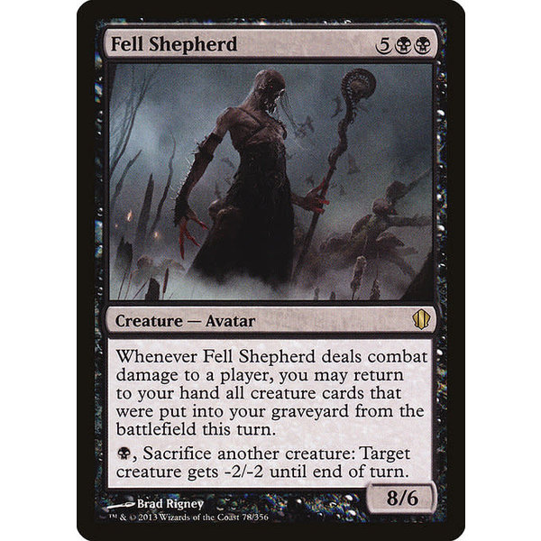 Magic: The Gathering Fell Shepherd (078) Moderately Played