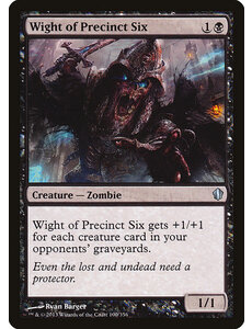 Magic: The Gathering Wight of Precinct Six (100) Lightly Played