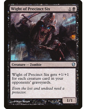 Magic: The Gathering Wight of Precinct Six (100) Moderately Played