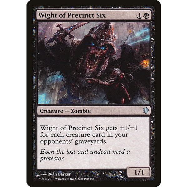 Magic: The Gathering Wight of Precinct Six (100) Moderately Played