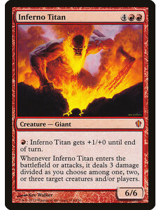 Magic: The Gathering Inferno Titan (114) Moderately Played
