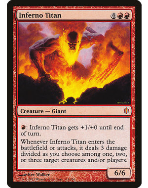 Magic: The Gathering Inferno Titan (114) Moderately Played