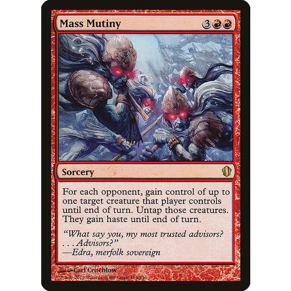 Magic: The Gathering Mass Mutiny (116) Moderately Played