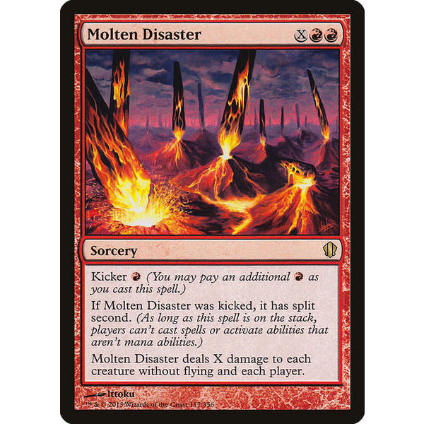 Magic: The Gathering Molten Disaster (117) Moderately Played