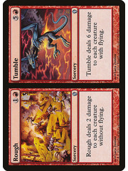 Magic: The Gathering Rough // Tumble (118) Lightly Played