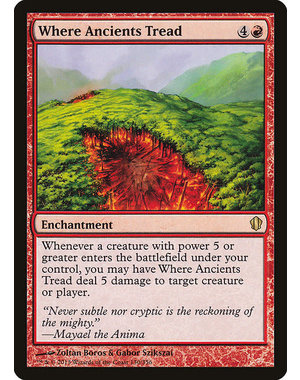 Magic: The Gathering Where Ancients Tread (130) Lightly Played