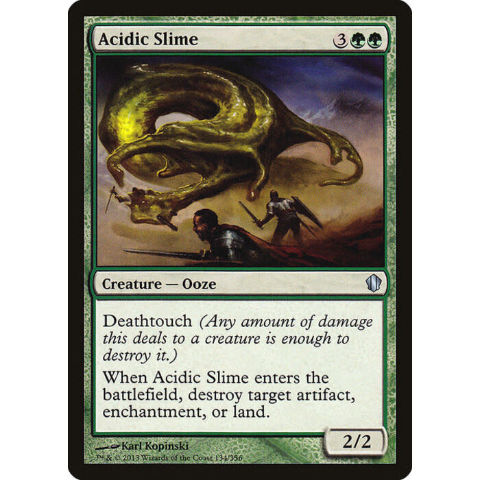 Magic: The Gathering Acidic Slime (134) Lightly Played