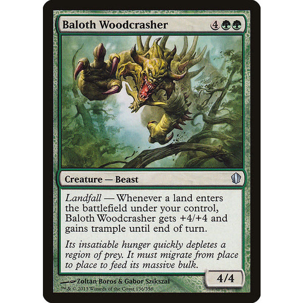 Magic: The Gathering Baloth Woodcrasher (136) Lightly Played