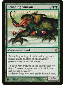 Magic: The Gathering Brooding Saurian (138) Lightly Played