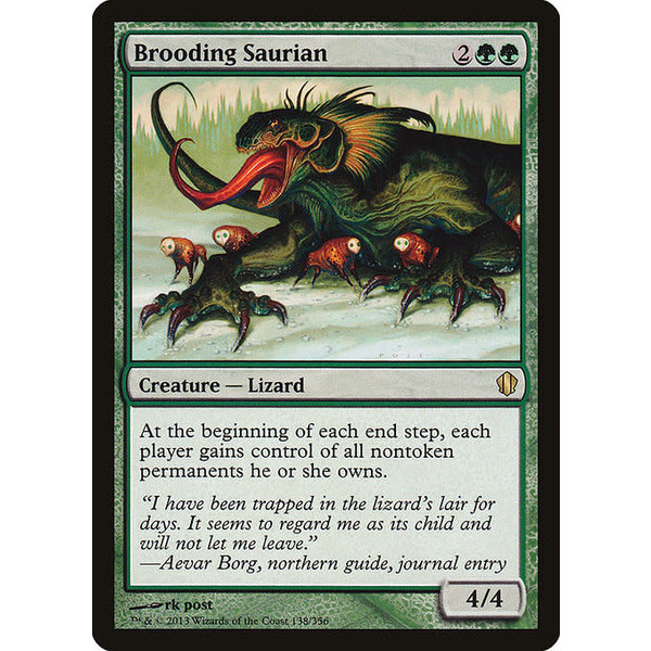 Magic: The Gathering Brooding Saurian (138) Lightly Played