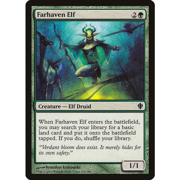 Magic: The Gathering Farhaven Elf (144) Lightly Played