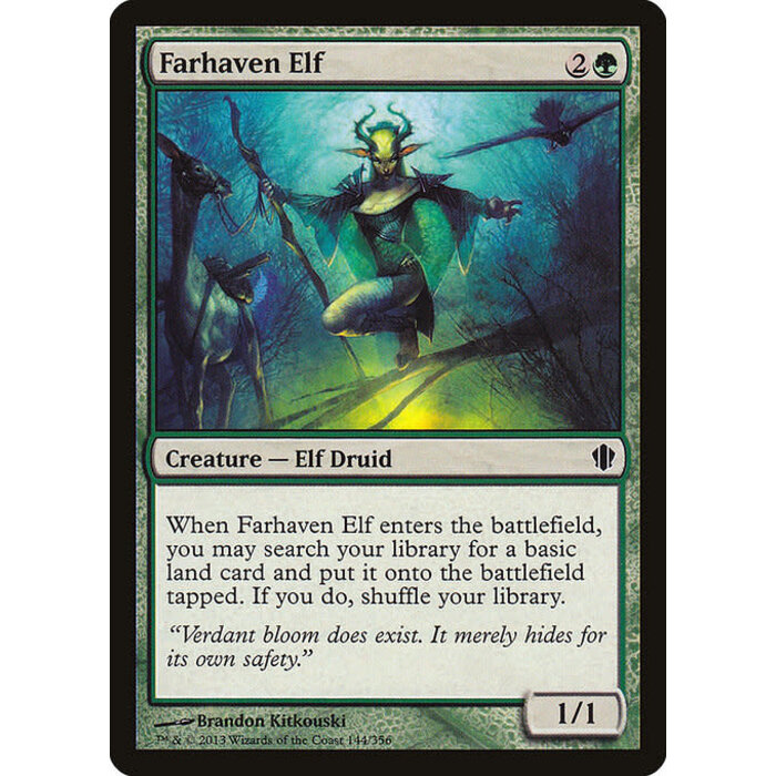 Magic: The Gathering Farhaven Elf (144) Lightly Played
