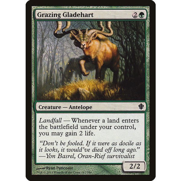 Magic: The Gathering Grazing Gladehart (147) Lightly Played