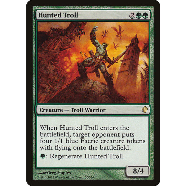Magic: The Gathering Hunted Troll (150) Lightly Played
