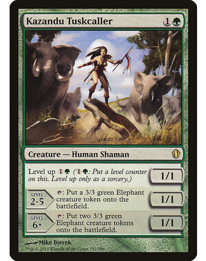 Magic: The Gathering Kazandu Tuskcaller (152) Moderately Played