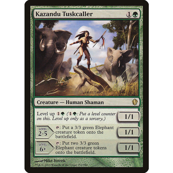 Magic: The Gathering Kazandu Tuskcaller (152) Moderately Played