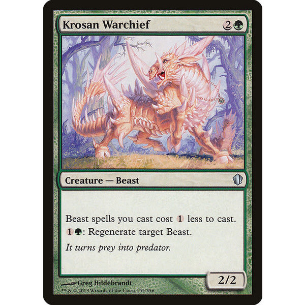Magic: The Gathering Krosan Warchief (155) Lightly Played