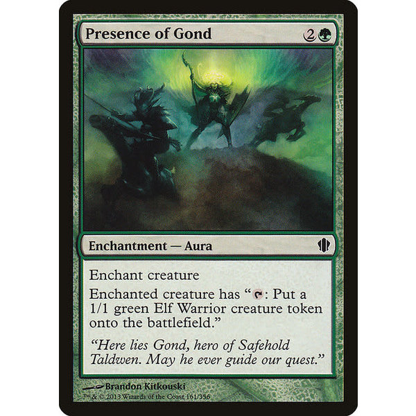 Magic: The Gathering Presence of Gond (161) Lightly Played
