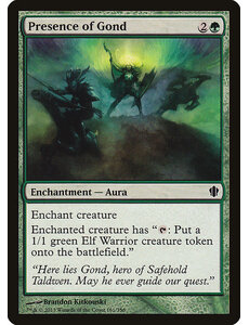 Magic: The Gathering Presence of Gond (161) Moderately Played