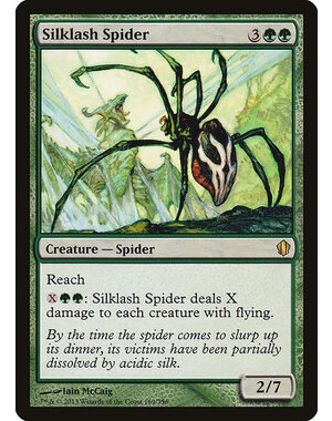 Magic: The Gathering Silklash Spider (169) Moderately Played