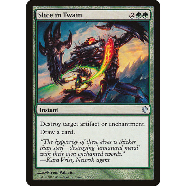 Magic: The Gathering Slice in Twain (170) Lightly Played