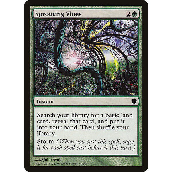 Magic: The Gathering Sprouting Vines (173) Lightly Played