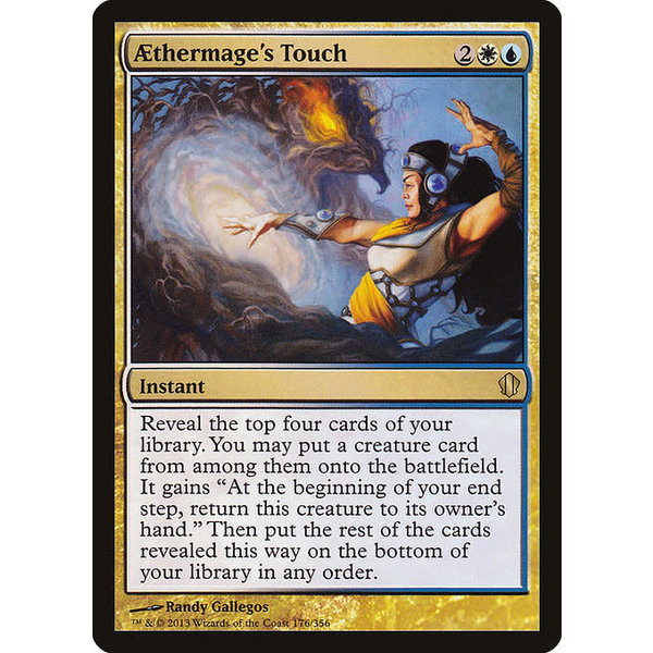 Magic: The Gathering Aethermage's Touch (176) Lightly Played