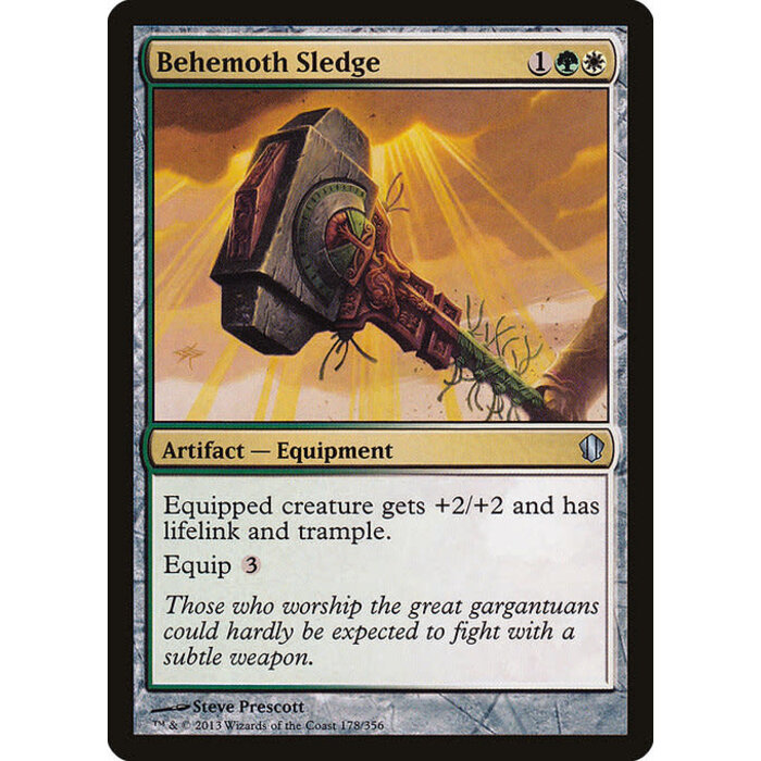 Magic: The Gathering Behemoth Sledge (178) Moderately Played