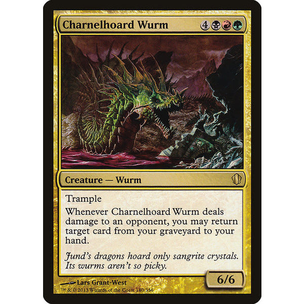 Magic: The Gathering Charnelhoard Wurm (180) Lightly Played