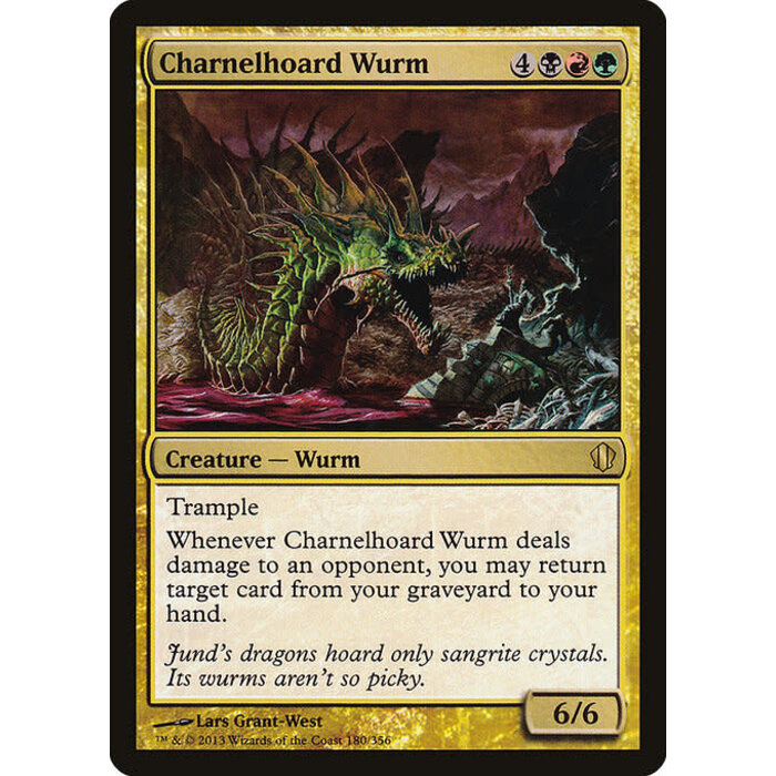 Magic: The Gathering Charnelhoard Wurm (180) Lightly Played