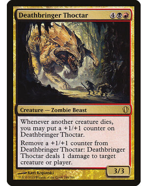 Magic: The Gathering Deathbringer Thoctar (184) Heavily Played